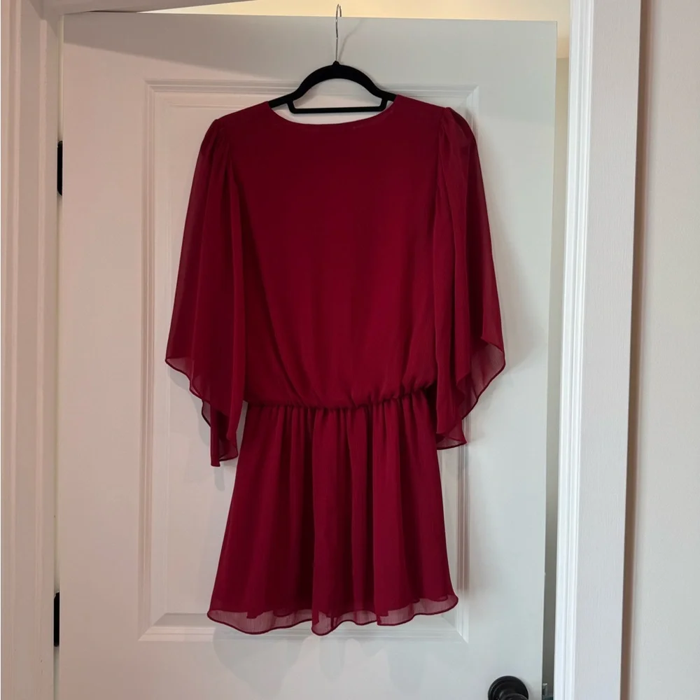 Alice + Olivia Red Mini Dress - Picture 2 of 2